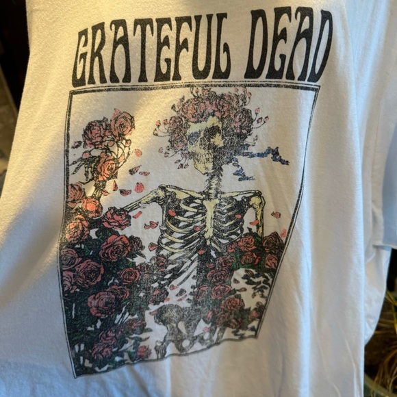 Torrid Grateful Dead White Spring Tour 1992 plus size 6X graphic tshirt - Picture 4 of 16